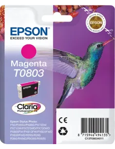 Epson Hummingbird Cartucho T0803 magenta