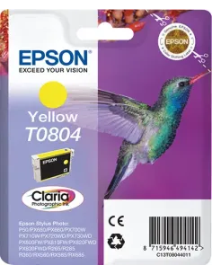 Epson Hummingbird Cartucho T0804 amarillo