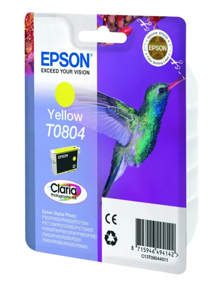 Epson Hummingbird Cartucho T0804 amarillo