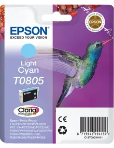 Epson Hummingbird Cartucho T0805 cian claro