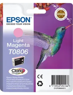 Epson Hummingbird Cartucho T0806 magenta claro