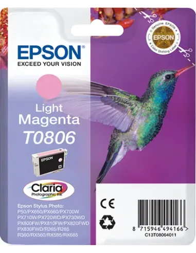 Epson Hummingbird Cartucho T0806 magenta claro