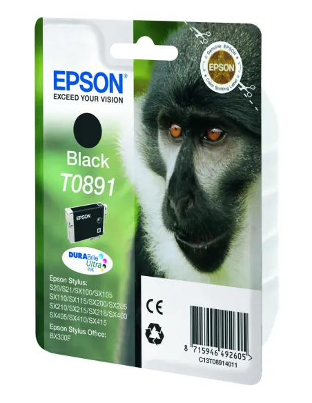 Epson Monkey Cartucho T0891 negro
