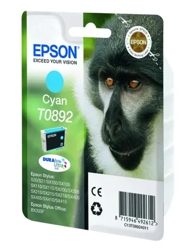 Epson Monkey Cartucho T0892 cian