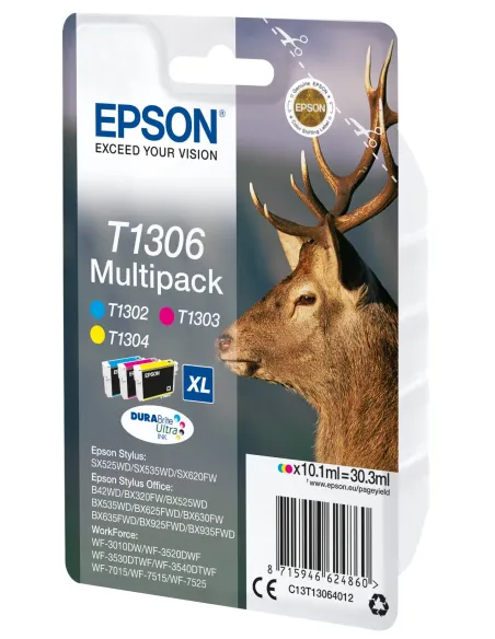 Epson Stag Multipack T1306 3 colores