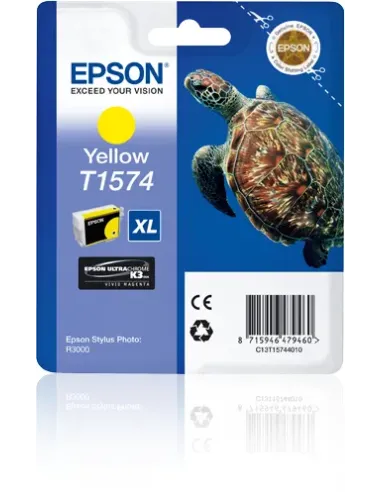 Epson Turtle Cartucho T1574 amarillo