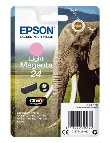 Epson Elephant Cartucho 24 magenta claro