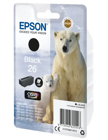 Epson Polar bear Cartucho 26 negro