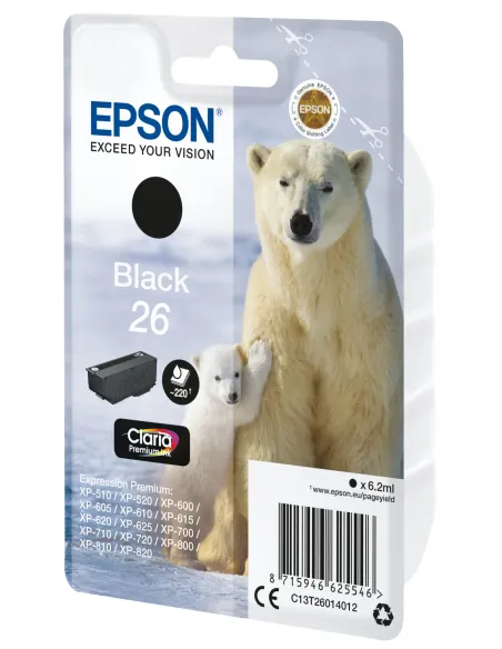 Epson Polar bear Cartucho 26 negro