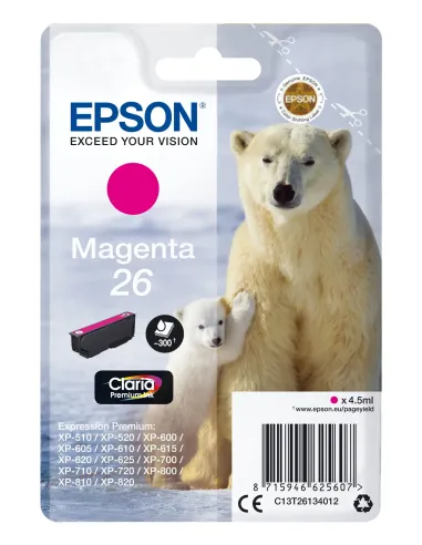 Epson Polar bear Cartucho 26 magenta