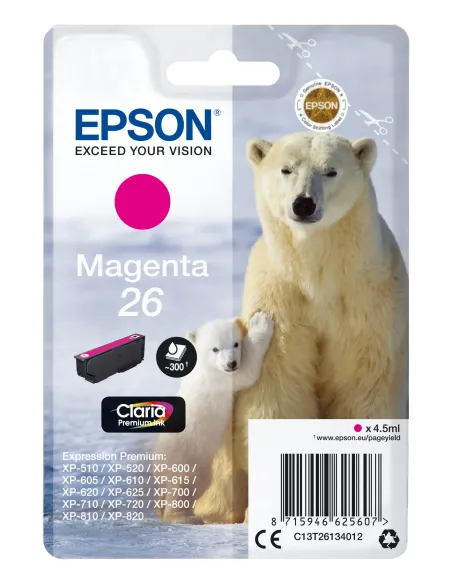 Epson Polar bear Cartucho 26 magenta
