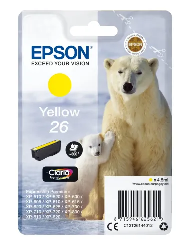 Epson Polar bear Cartucho 26 amarillo