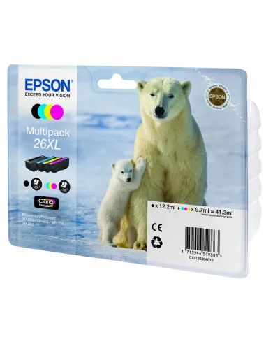 Epson Polar bear Multipack 26XL 4 colores