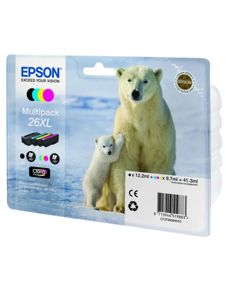 Epson Polar bear Multipack 26XL 4 colores