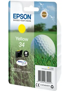 Epson Golf ball Singlepack Yellow 34 DURABrite Ultra Ink 2
