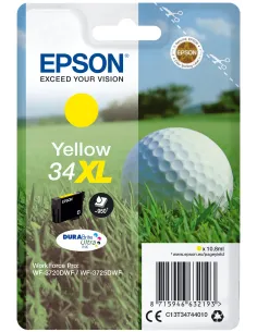 Epson Golf ball Singlepack Yellow 34XL DURABrite Ultra Ink