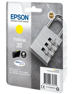 Epson Padlock Singlepack Yellow 35 DURABrite Ultra Ink 2