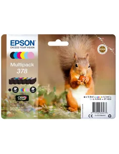Epson Squirrel Multipack 6-colours 378 Claria Photo HD Ink