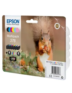 Epson Squirrel Multipack 6-colours 378 Claria Photo HD Ink 2