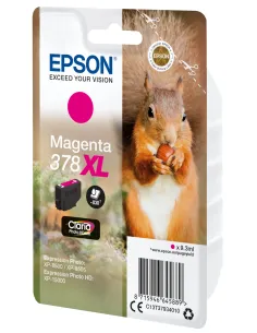 Epson Squirrel Singlepack Magenta 378XL Claria Photo HD Ink 2