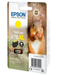 Epson Squirrel Singlepack Yellow 378XL Claria Photo HD Ink 2