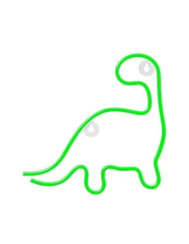 Lampara forever neon led dinosaur green