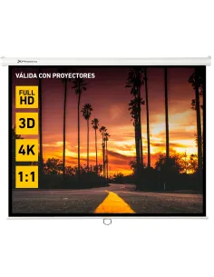 Pantalla de proyección manual 169pulgadas
