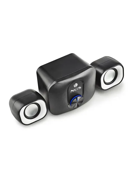 NGS COMET 2.1 conjunto de altavoces 11 W Universal Negro, Blanco 2.1 canales De 2 vías 3 W