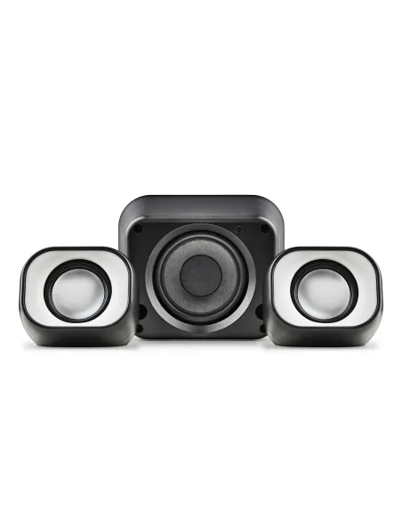 NGS COMET 2.1 conjunto de altavoces 11 W Universal Negro, Blanco 2.1 canales De 2 vías 3 W