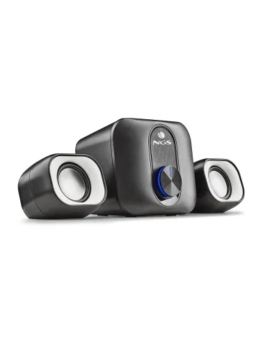 NGS COMET 2.1 conjunto de altavoces 11 W Universal Negro, Blanco 2.1 canales De 2 vías 3 W