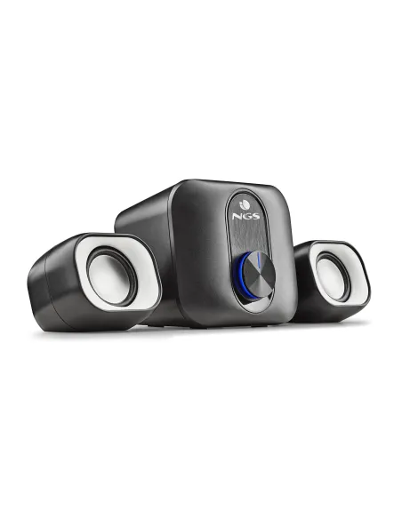 NGS COMET 2.1 conjunto de altavoces 11 W Universal Negro, Blanco 2.1 canales De 2 vías 3 W