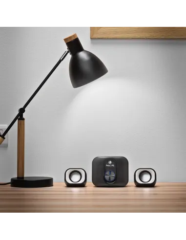 NGS COMET 2.1 conjunto de altavoces 11 W Universal Negro, Blanco 2.1 canales De 2 vías 3 W