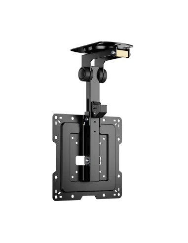 AISENS Soporte de Techo Giratorio, Plegable para Monitor TV 20Kg de 19-43, Negro