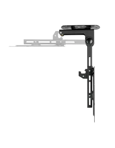 AISENS Soporte de Techo Giratorio, Plegable para Monitor TV 20Kg de 19-43, Negro