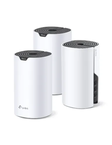 TP-Link Deco S7 (3-pack) Doble banda (2,4 GHz   5 GHz) Wi-Fi 5 (802.11ac) Blanco, Negro Interno
