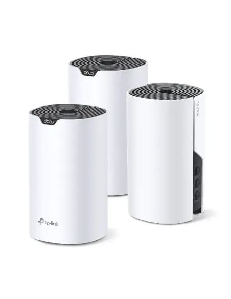 TP-Link Deco S7 (3-pack) Doble banda (2,4 GHz   5 GHz) Wi-Fi 5 (802.11ac) Blanco, Negro Interno