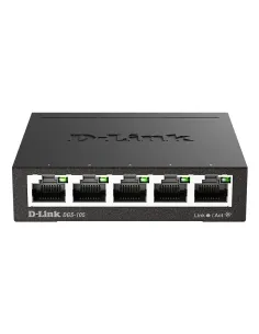 D-Link DGS-105 No administrado L2 Gigabit Ethernet (10 100 1000) Negro