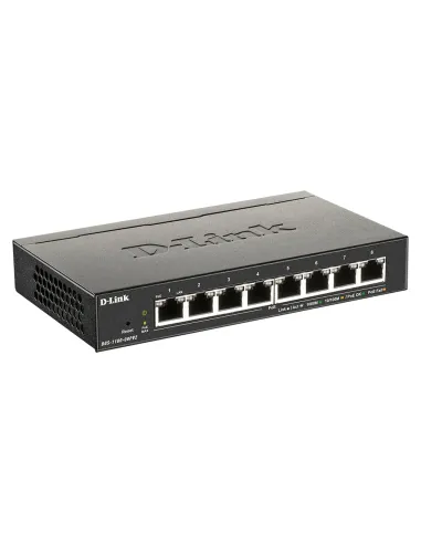 D-Link DGS-1100-08PV2 Gestionado L2 L3 Gigabit Ethernet (10 100 1000) Energía sobre Ethernet (PoE) Negro