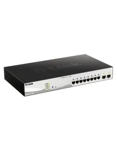 D-Link DGS-1210-10MP Gestionado L2 Gigabit Ethernet (10 100 1000) Energía sobre Ethernet (PoE) Negro, Gris 2