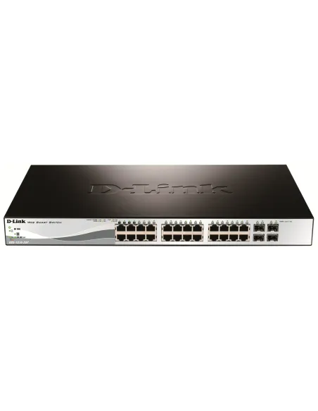 D-Link DGS-1210-28P Gestionado L2 Gigabit Ethernet (10 100 1000) Energía sobre Ethernet (PoE) 1U