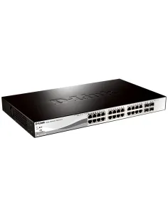 D-Link DGS-1210-28P Gestionado L2 Gigabit Ethernet (10 100 1000) Energía sobre Ethernet (PoE) 1U 2