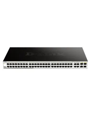 D-Link DGS-1210-48 switch Gestionado L2 Gigabit Ethernet (10 100 1000) 1U Negro