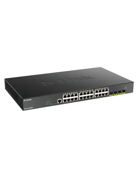 D-Link DGS-1250-28XMP Gestionado L3 Gigabit Ethernet (10 100 1000) Energía sobre Ethernet (PoE) Negro