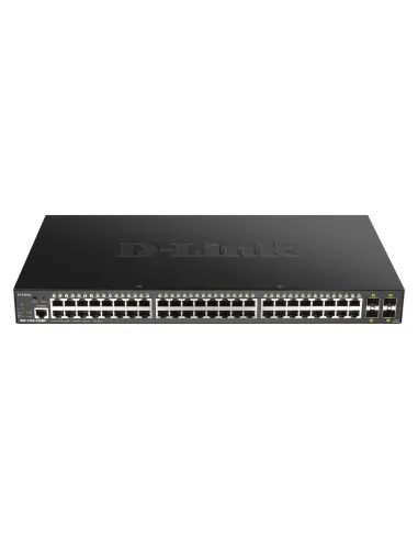 D-Link DGS-1250-52XMP Gestionado L3 Energía sobre Ethernet (PoE) Negro