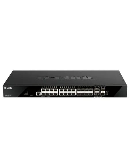D-Link DGS-1520-28 switch Gestionado L3 10G Ethernet (100 1000 10000) 1U Negro