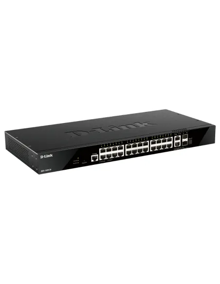 D-Link DGS-1520-28 switch Gestionado L3 10G Ethernet (100 1000 10000) 1U Negro
