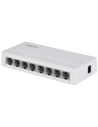 Dahua Technology PoE DH-SF1008 switch No administrado Fast Ethernet (10 100) Energía sobre Ethernet (PoE) Escritorio Gris claro