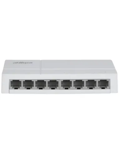 Dahua Technology PoE DH-SF1008 switch No administrado Fast Ethernet (10 100) Energía sobre Ethernet (PoE) Escritorio Gris claro
