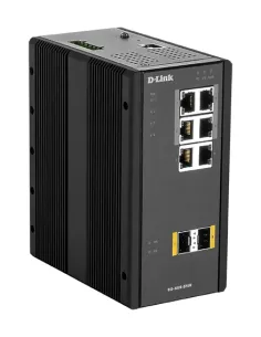 D-Link DIS‑300G‑8PSW Gestionado L2 Gigabit Ethernet (10 100 1000) Energía sobre Ethernet (PoE) Negro