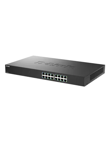D-Link DMS-1016 No administrado L2+ 2.5G Ethernet (100 1000 2500) Negro